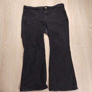 Pilcro Black Flare & Wide Leg Jeans